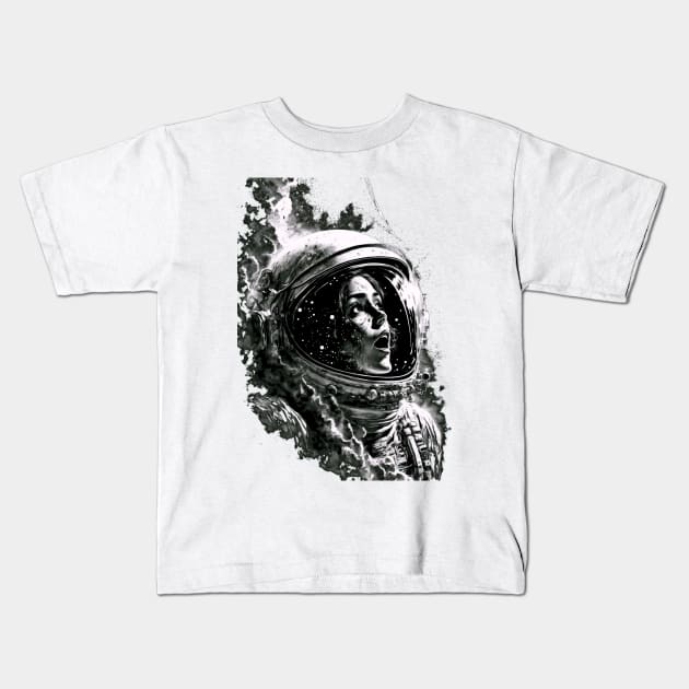 Wonders of Outer Space Kids T-Shirt by Bear Face Studios